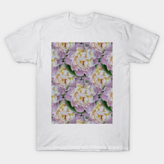 pattern from peony flowers T-Shirt by Hujer